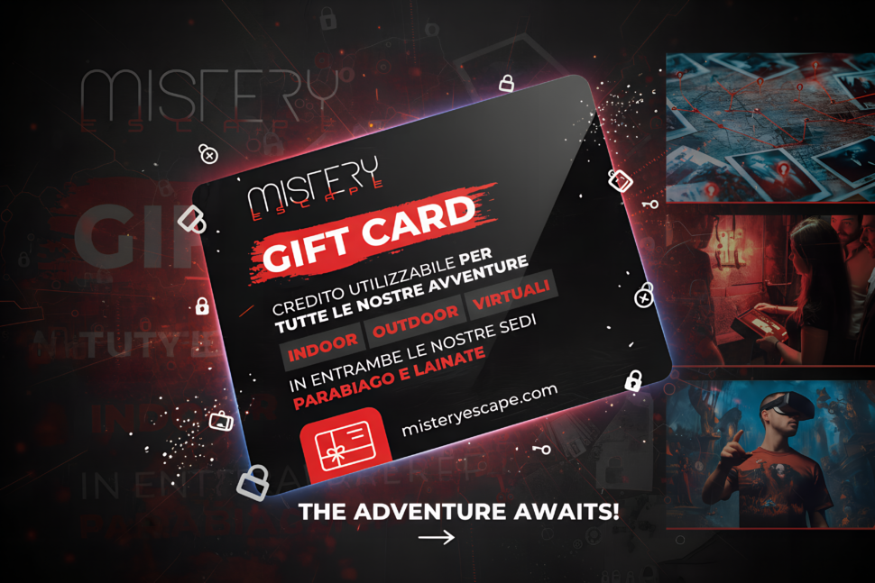 escape room Milano gift card mystery escape